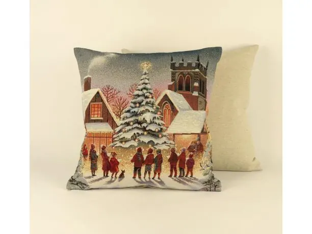 Poszewka świąteczna gobelinowa choinka nr. 429 SlodkieSny 45x45 cm gobelin