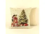 Poszewka świąteczna gobelinowa prezenty, kot SlodkieSny 45x45 cm gobelin