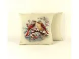 Poszewka świąteczna gobelinowa gile zimą SlodkieSny 45x45 cm gobelin