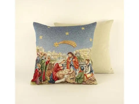 Poszewka świąteczna gobelinowa betlejem 2 SlodkieSny 45x45 cm gobelin Poszewka świąteczna gobelinowa betlejem 2 SlodkieSny 45x45 cm gobelin