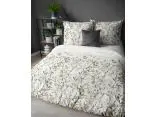 Pościel satynowa 160x200 drobne kwiatuszki na jasnym tle 5538 a