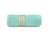 Ręcznik Łazienkowy 70x140 Tiwano Jasny Turkus ze Złotą Bordiurą – Połączenie Stylu i Wygody