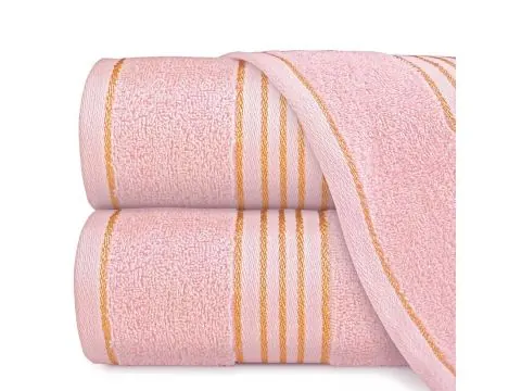 Ręcznik Łazienkowy 70x140 Tiwano Róż Kwarcowy ze Złotą Bordiurą – Połączenie Stylu i Wygody