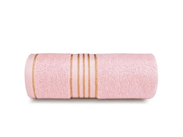Ręcznik Łazienkowy 70x140 Tiwano Róż Kwarcowy ze Złotą Bordiurą – Połączenie Stylu i Wygody
