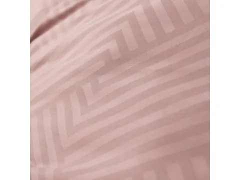 Pościel Adamaszkowa Premium 160x200 Pudrowy Róż – Jodełka Herringbone