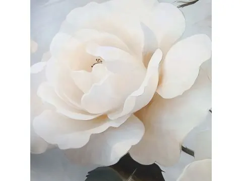 Pościel 3D w Kwiaty – Elegancka Pościel do Sypialni w Odcieniach Beżu 140x200