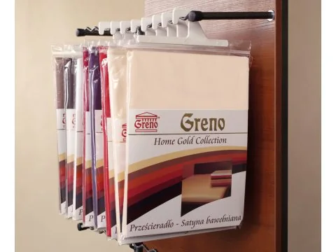 Prześcieradło satynowe 160x210 Krem Greno Prześcieradło satynowe 160x210 Krem Greno