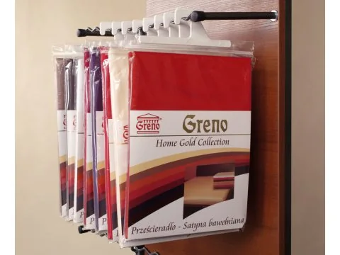 Prześcieradło satynowe 160x210 Bordowe Greno