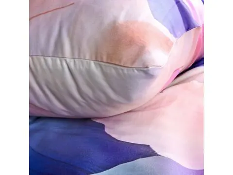 Pościel Akwarelowa z Różowymi Kwiatami 140x200 – Romantyczny Wzór