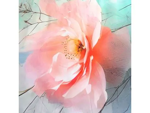 Pościel Satynowa Różowe Magnolie 140x200 – Odkryj Magię Poranka