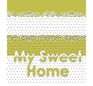 Pościel z satyny bawełnianej My Sweet Home 140x200 Gold Line Greno