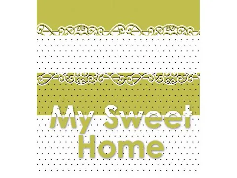 Komplet pościeli satynowej My Sweet Home 220x200 Gold Line Greno