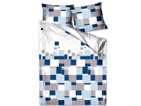 Komplet pościeli satynowej Modern 220x200 Gold Line Greno