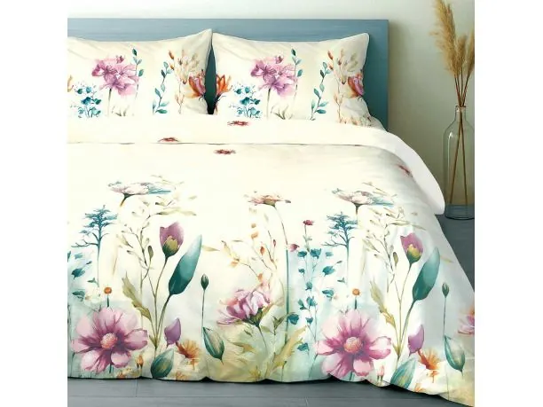 Pościel Bawełniana 180x200 Polne Kwiaty – 100% Bawełna Naturalna