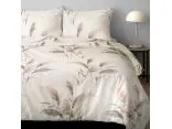 Bawełniana Pościel 180x200 Pióropusze Traw – Krem i Beż
