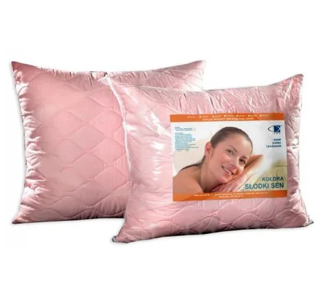 Poduszka antyalergiczna AMW Słodki Sen różowa 40x40