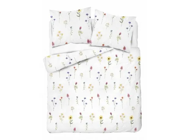 Pościel bawełniana 220x200 kwiatowa łąka – 100% bawełna