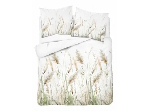 Pościel bawełniana 220x200 trawy pampasowe – 100% bawełna