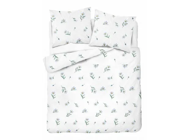 Pościel bawełniana 160x200 – błękitna łączka i cykoria 100% bawełna