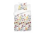 Pościel bawełniana 140x200 – kolorowa łąka i polne kwiaty
