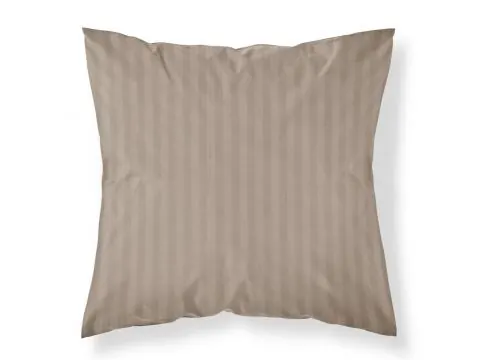 Poszewka adamaszkowa 40x40 Taupe – Bawełna Adamaszek Pasy