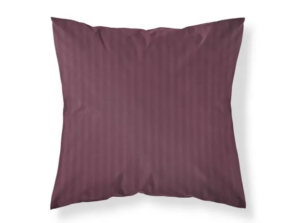 Poszewka Adamaszkowa 40x40 Antyczny Róż | Bawełna Pasy 1 cm