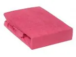 Prześcieradło Frotte z gumką - malina - 60x120 - dla dziecka ciemny popiel