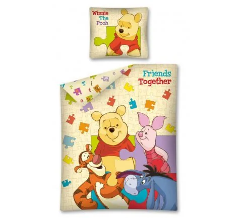 Komplet pościeli dziecięcej Winnie the Pooh / Kubuś Puchatek 140x200 WTP 09