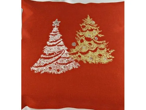 Serwetka świąteczna Choinki 25x25 cm – elegancka ozdoba na bożonarodzeniowy stół