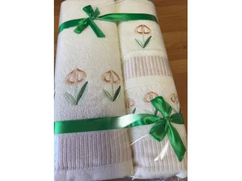 Komplet ręczników bawełnianych 100% (400g/m²) – Miękki zestaw na prezent 3 cz.