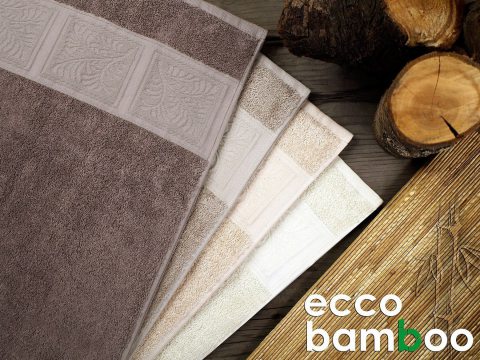 Ręcznik Ecco Bamboo 70x140 Beż Greno Ręcznik Ecco Bamboo 70x140 Beż Greno
