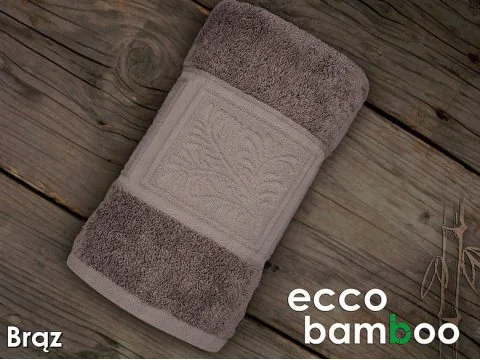 Ręcznik Ecco Bamboo 70x140 Brązowy Greno