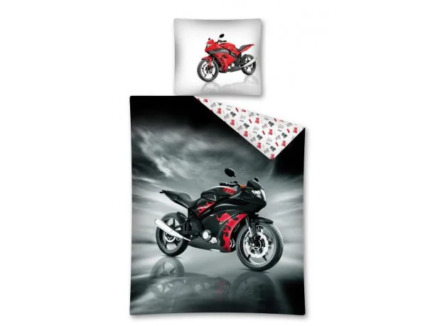 Komplet pościeli młodzieżowej 160x200 Motor 2342 A Speed Bikers
