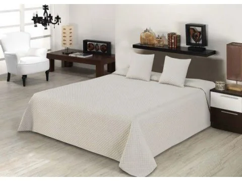 Narzuta Jednobarwna 220x240 + 2 poszewki 40x40 Diamond Popielaty