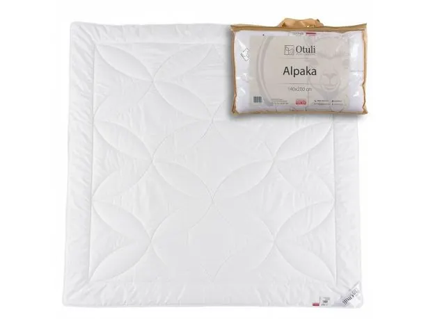 Kołdra z wełny alpaki całoroczna Otuli 140x200 alpaka