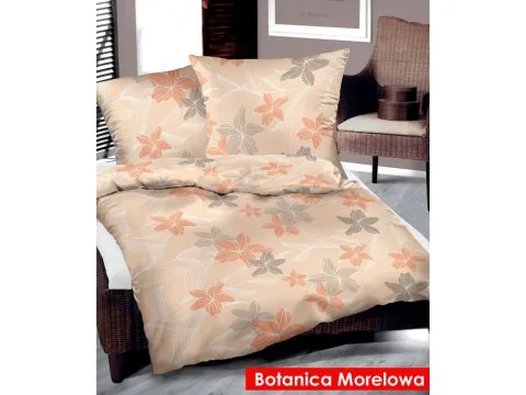 Pościel z bawełny Bielbaw 140x200 Botanica Morelowa
