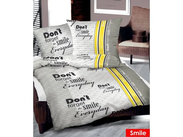 Pościel z bawełny Bielbaw 160x200 Smile