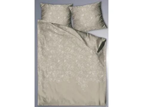 Pościel satynowa XQ 160x200 Eco Line Botanica Greno