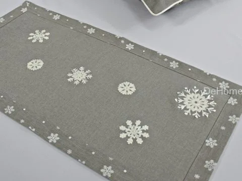 Nakładka świąteczna 40x90 cm Śnieżynka 15938