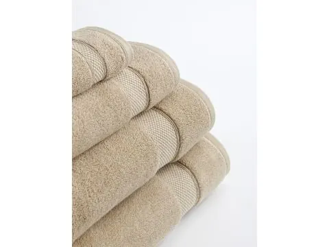 Ręcznik do rąk i twarzy Leo 50x90 cm – mocca, 100% bawełna, 650 g/m²
