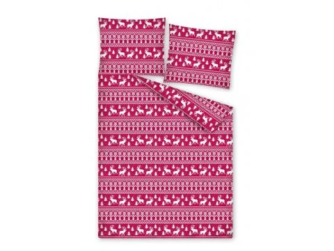 Pościel Swiąteczna 220x200 Renifer choinka 2377 A