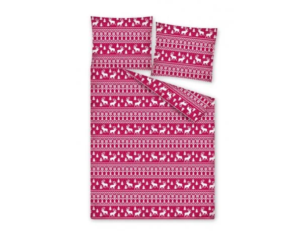 Pościel Swiąteczna 220x200 Renifer choinka 2377 A