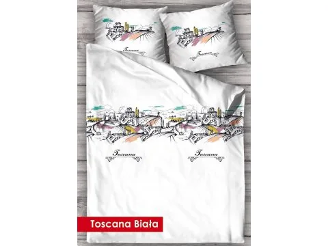 Pościel z satyny bawelnianej Toscana 220x200 Gold Line Greno