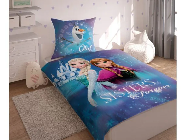 Pościel dziecięca Kraina Lodu Olaf 140x200 Detexpol Fro 11