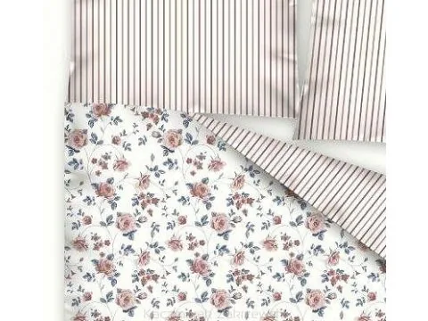 Pościel z bawełny 160x200 Różyczki wz.2188 B Detexpol