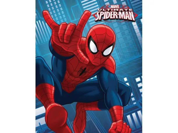 Koc dla dzieci 120X150 Spider man kocyk z mikrofibry SM 01