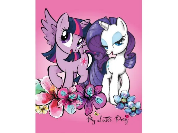 Koc dla dzieci 120X150 My Little Pony kocyk z mikrofibry Mlp 01