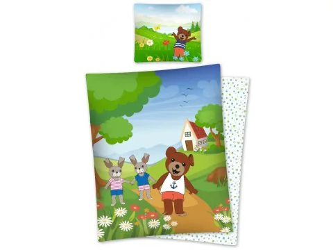 Pościel dziecięca 160x200 Miś Uszatek Detexpol