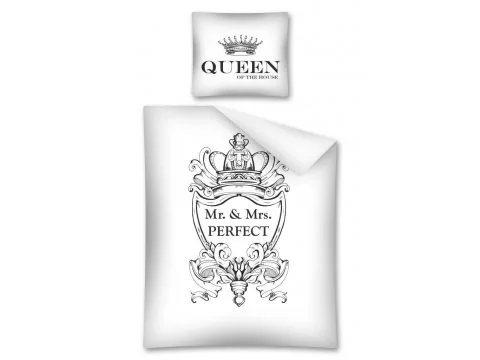 Pościel bawełniana 140x200 + 1 szt 70X80 wz. 2406 A