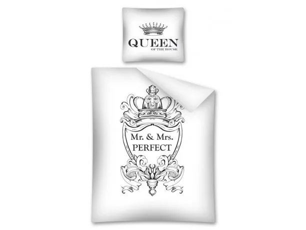 Pościel bawełniana 140x200 + 1 szt 70X80 wz. 2406 A